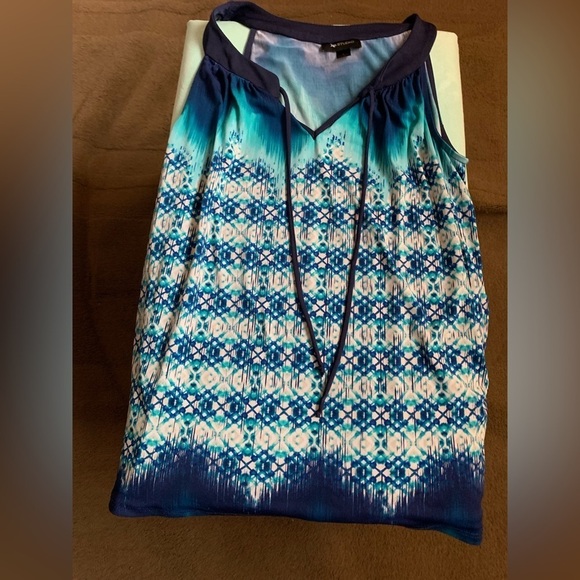 AB studio sleeveless blouse Sz Small - Picture 1 of 5